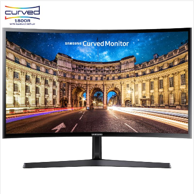 三星（SAMSUNG）C27F396FHC 27英寸液晶顯示器 HDMI/VGA接口 1920X1080分辨率 VA面板 屏幕比例16:9 一年保修