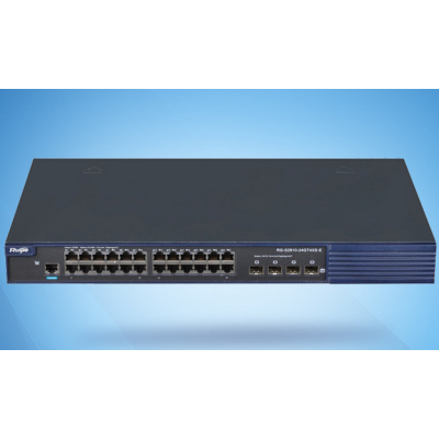 銳捷（Ruijie）RG-S2910C-24GT2XS-HP-E 新一代高效節(jié)能交換機(jī) 標(biāo)配單直流電源