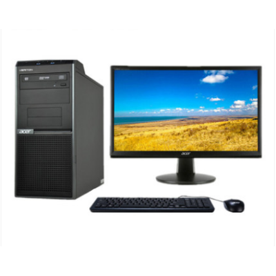 Acer/宏碁 D430 商務辦公臺式電腦 主機 I5-7400/4G/1T/集顯/無光驅(qū)/Linux 顯示器 21.5英寸