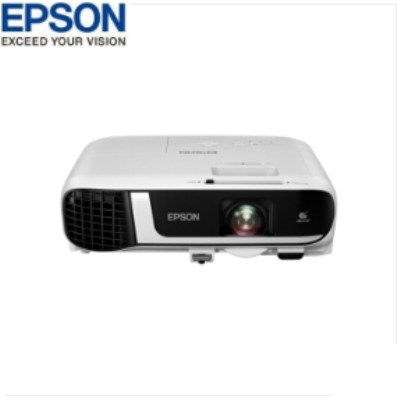 愛普生(EPSON)CB-FH52 投影儀辦公培訓(xùn)高清 商務(wù)會(huì)議高清投影機(jī)(含120英寸電動(dòng)幕布)愛普生CB-FH52投影儀 白色