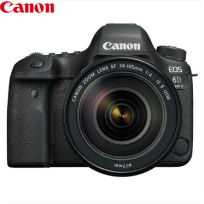 佳能(Canon) EOS6D2Mark II單反相機(jī) 單反套機(jī) 全畫幅(EF 24-105mm f/3.5-5.6 IS STM 單反鏡頭)配件含:相機(jī)包+UV鏡+支架+遮光罩+256G卡*2+閃光燈470EX-AI佳能單反相機(jī) Mark II 6D2