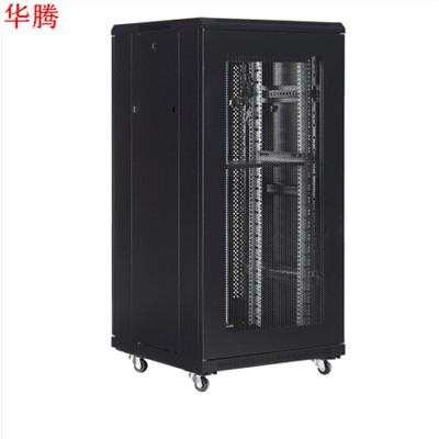 華騰機柜 18u弱電網(wǎng)絡(luò)機柜加厚款(1000MM*600MM*600MM)  華騰機柜HJZT-1801
