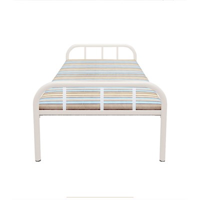 一利(YILI)YL- B2090鋼木床加固鋼架單人床實(shí)木床簡(jiǎn)易松木板床2000*500*900mm