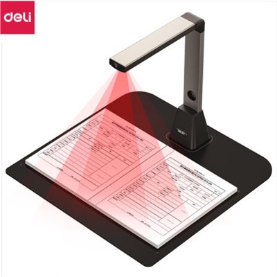 得力(deli)15151高拍儀高清掃描儀A4 1000萬500萬像素A3文件單位辦公照片身份證高速高拍儀