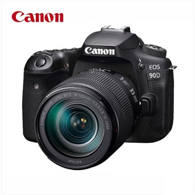 佳能(Canon) 90D 單反相機(jī) 家用旅游單反相機(jī)4K高清視頻90D 佳能90D+18-135 USM鏡頭單反套機(jī)(含微距鏡頭EF100/2.8USM+充電器+電池+128G儲存卡+相機(jī)包+電池)